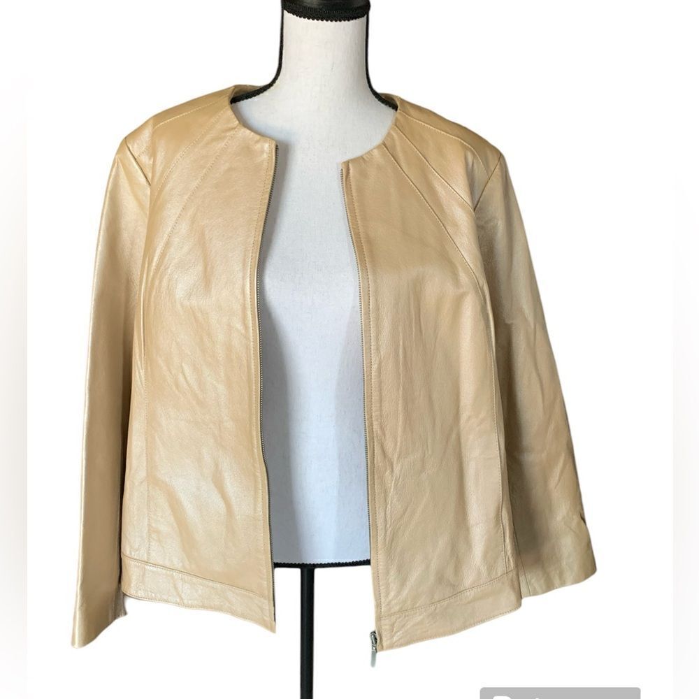 Genuine Leather jacket size L